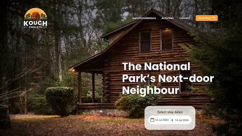 Case study teaser image for Kouch Chalets